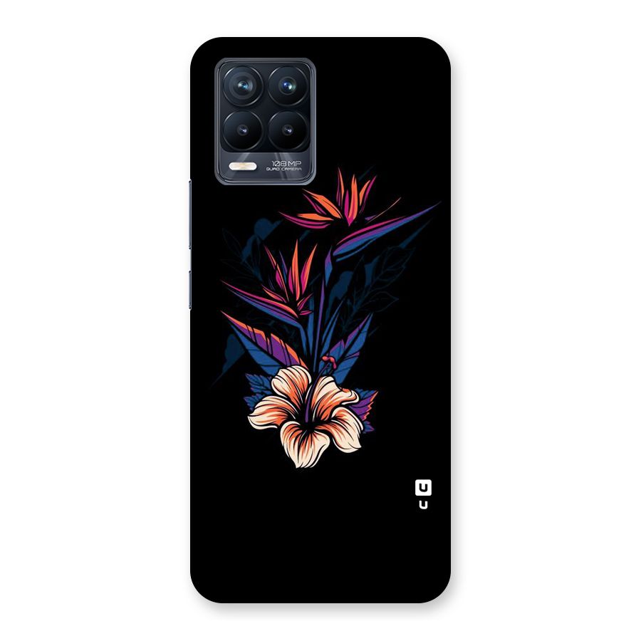 Single Painted Flower Back Case for Realme 8 Pro
