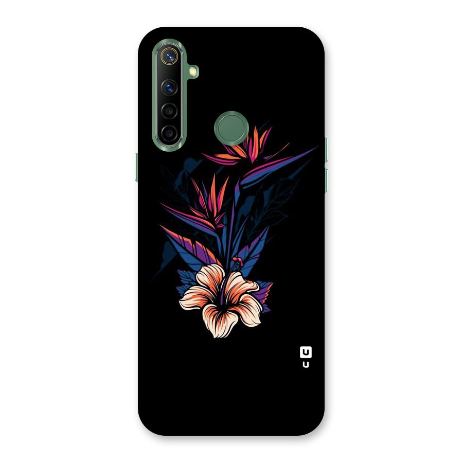 Single Painted Flower Back Case for Realme Narzo 10