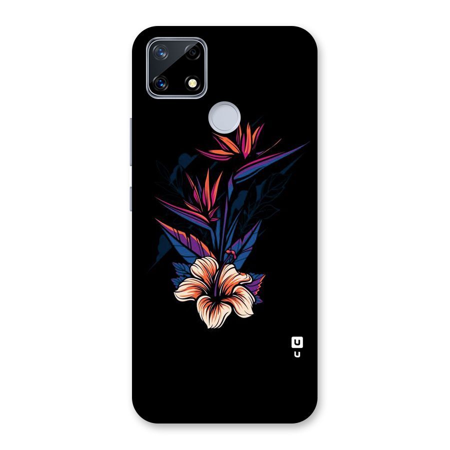 Single Painted Flower Back Case for Realme Narzo 20