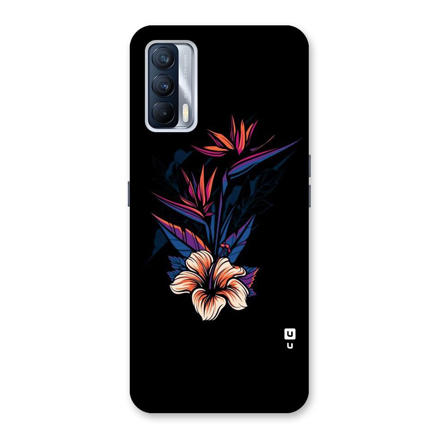 Single Painted Flower Back Case for Realme X7