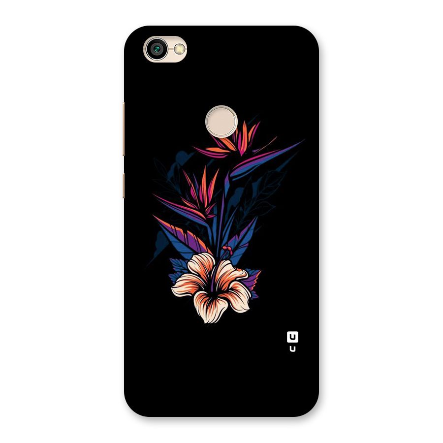 Single Painted Flower Back Case for Redmi Y1 2017