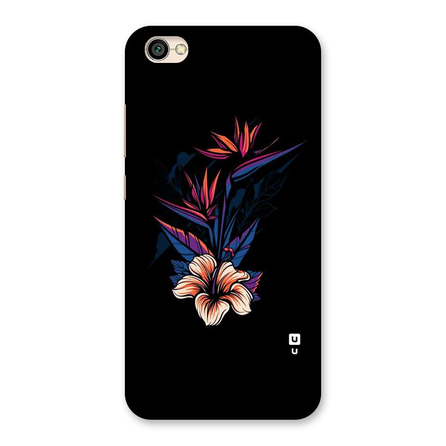 Single Painted Flower Back Case for Redmi Y1 Lite