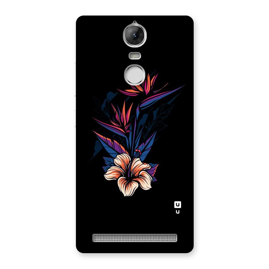 Single Painted Flower Back Case for Vibe K5 Note