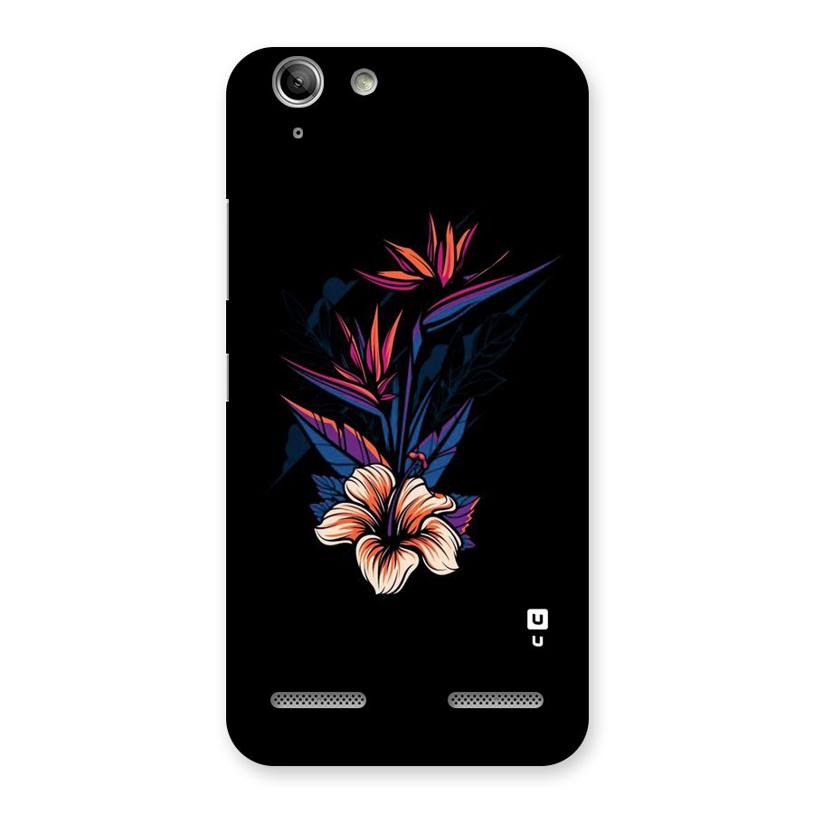 Single Painted Flower Back Case for Vibe K5 Plus