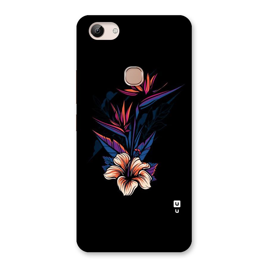 Single Painted Flower Back Case for Vivo Y83