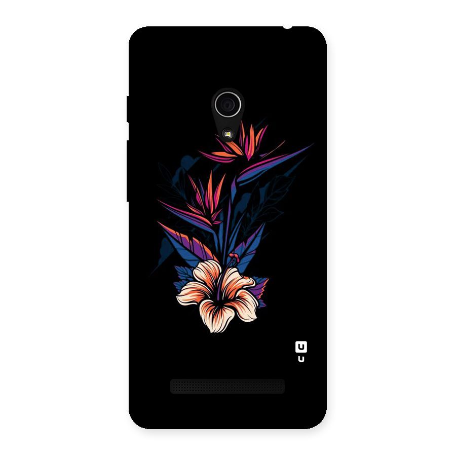 Single Painted Flower Back Case for Zenfone 5