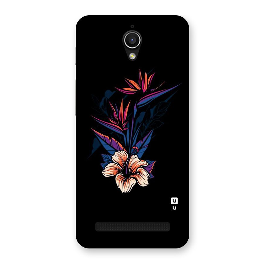 Single Painted Flower Back Case for Zenfone Go
