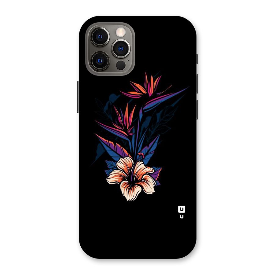 Single Painted Flower Back Case for iPhone 12 Pro