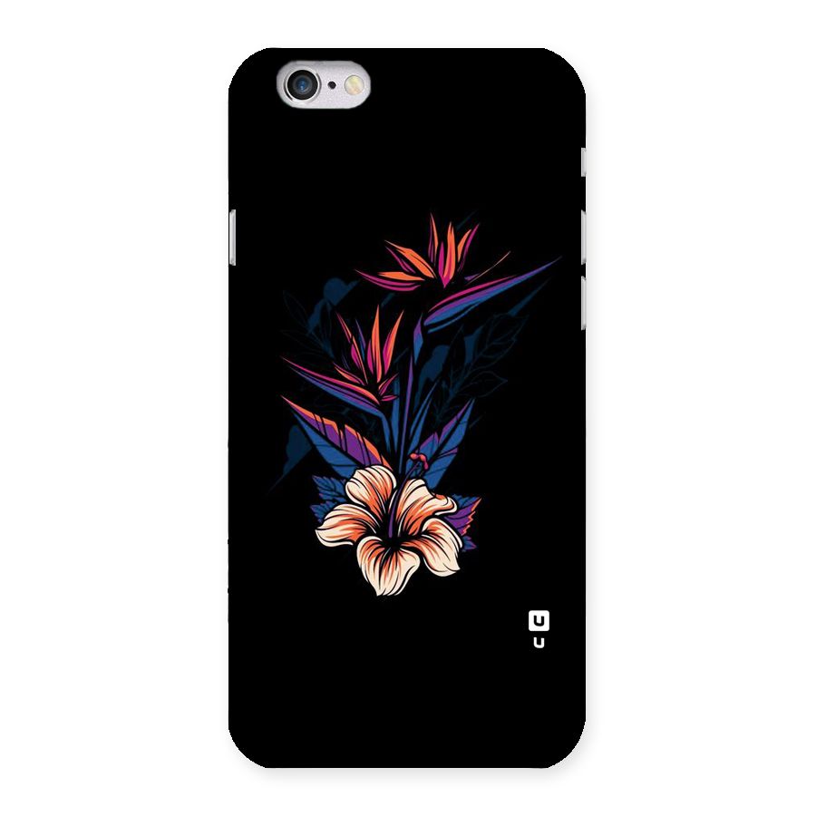 Single Painted Flower Back Case for iPhone 6 6S