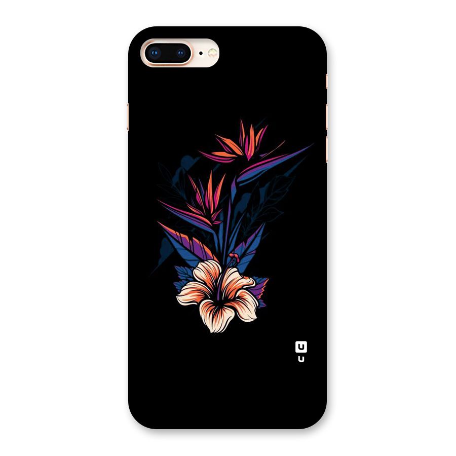 Single Painted Flower Back Case for iPhone 8 Plus