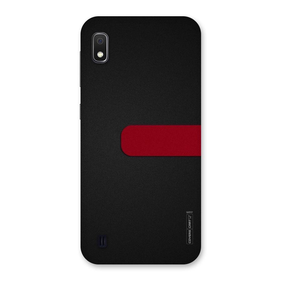 Single Red Stripe Back Case for Galaxy A10