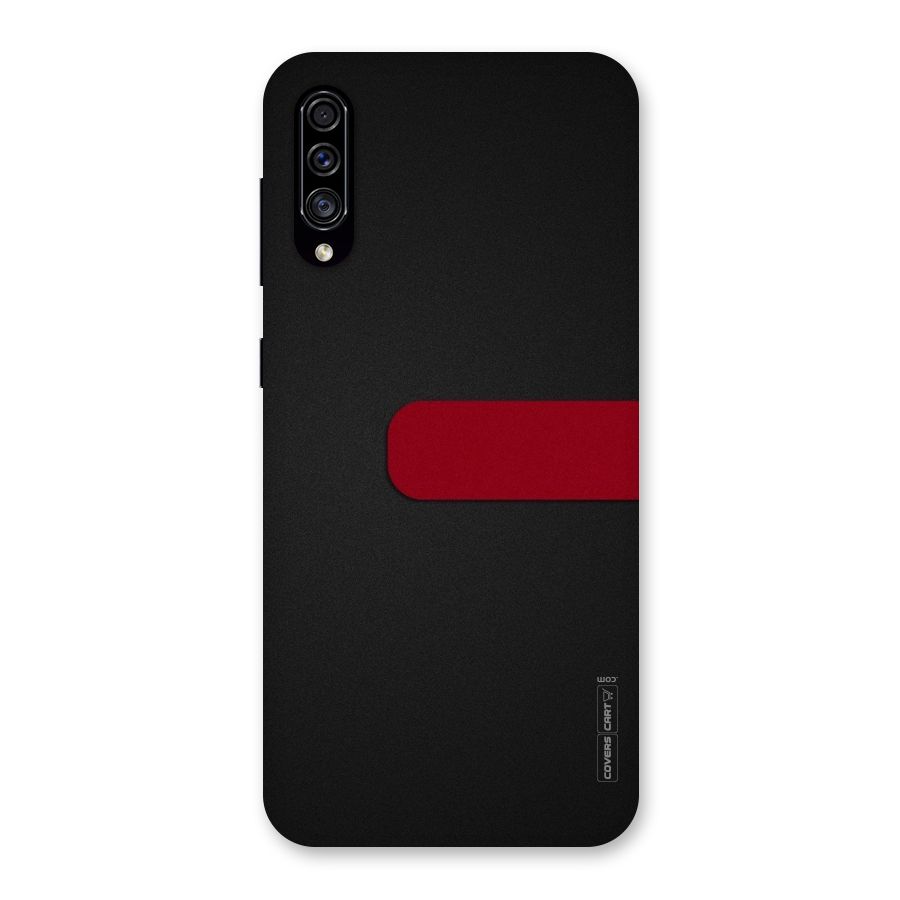 Single Red Stripe Back Case for Galaxy A30s