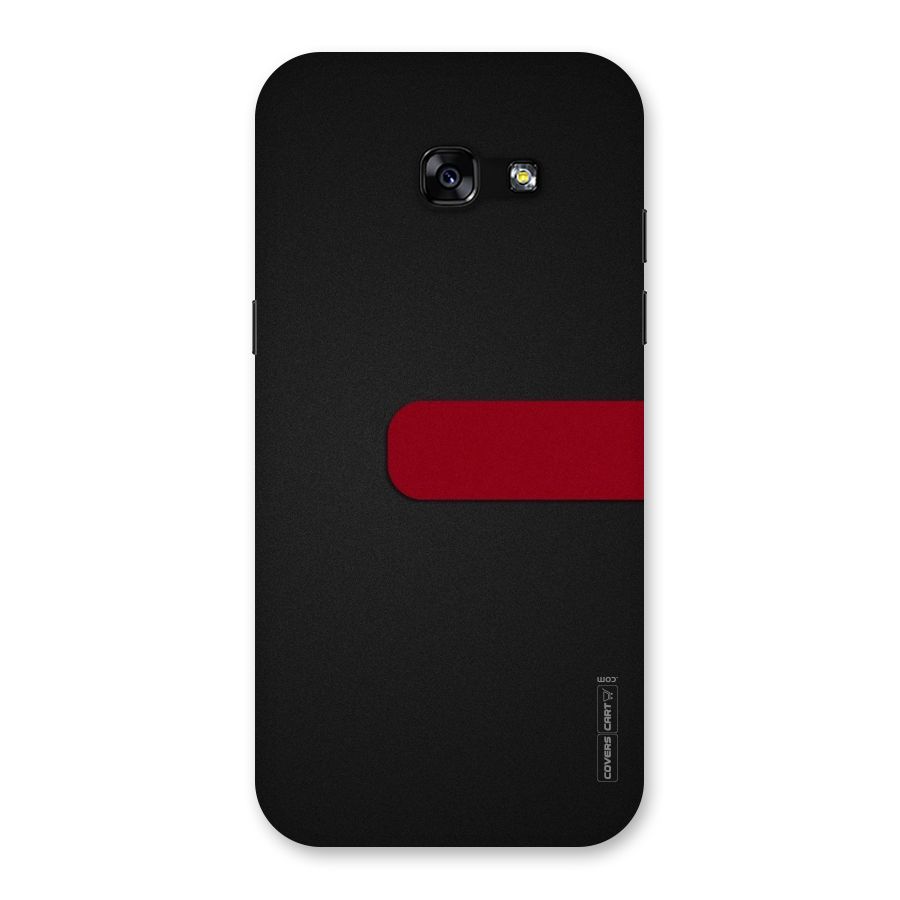 Single Red Stripe Back Case for Galaxy A5 2017