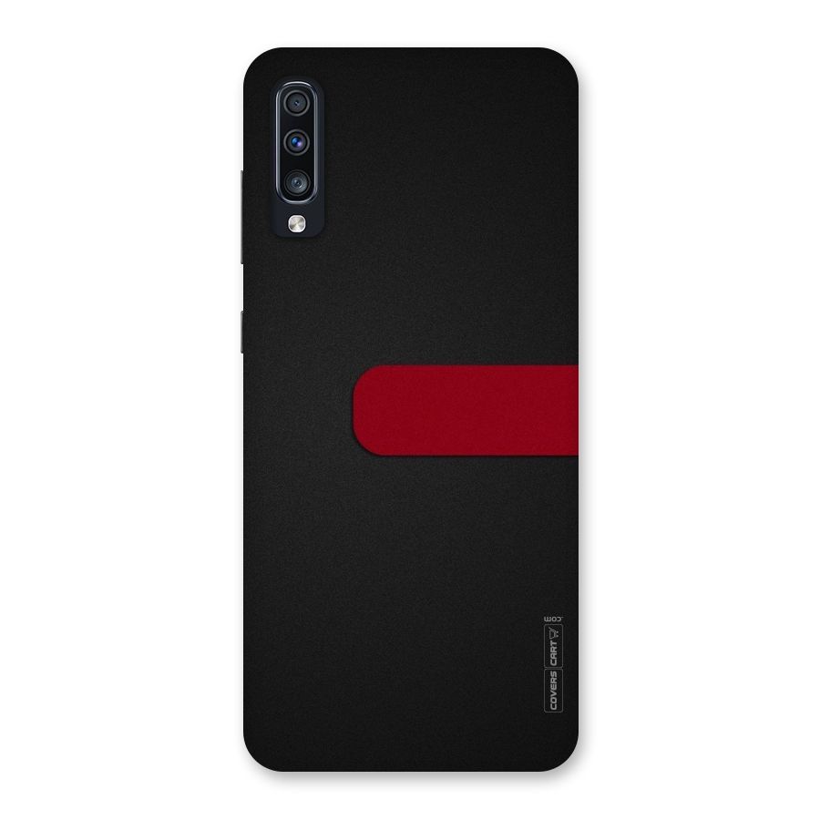 Single Red Stripe Back Case for Galaxy A70