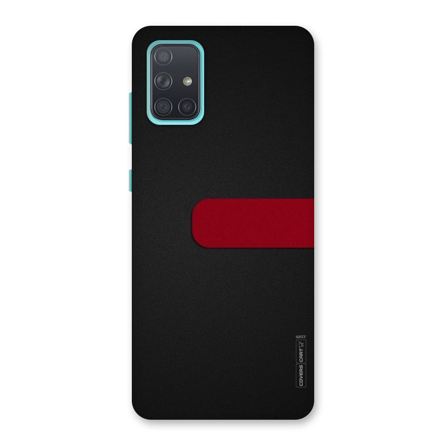 Single Red Stripe Back Case for Galaxy A71
