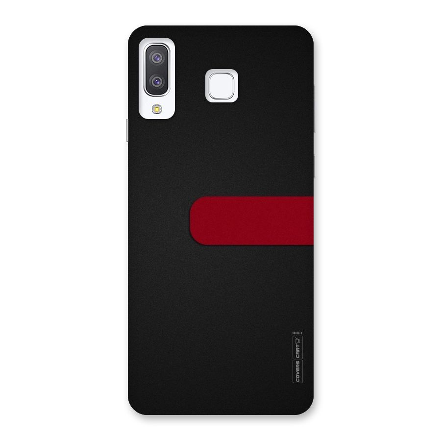 Single Red Stripe Back Case for Galaxy A8 Star