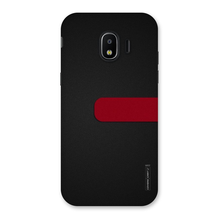 Single Red Stripe Back Case for Galaxy J2 Pro 2018