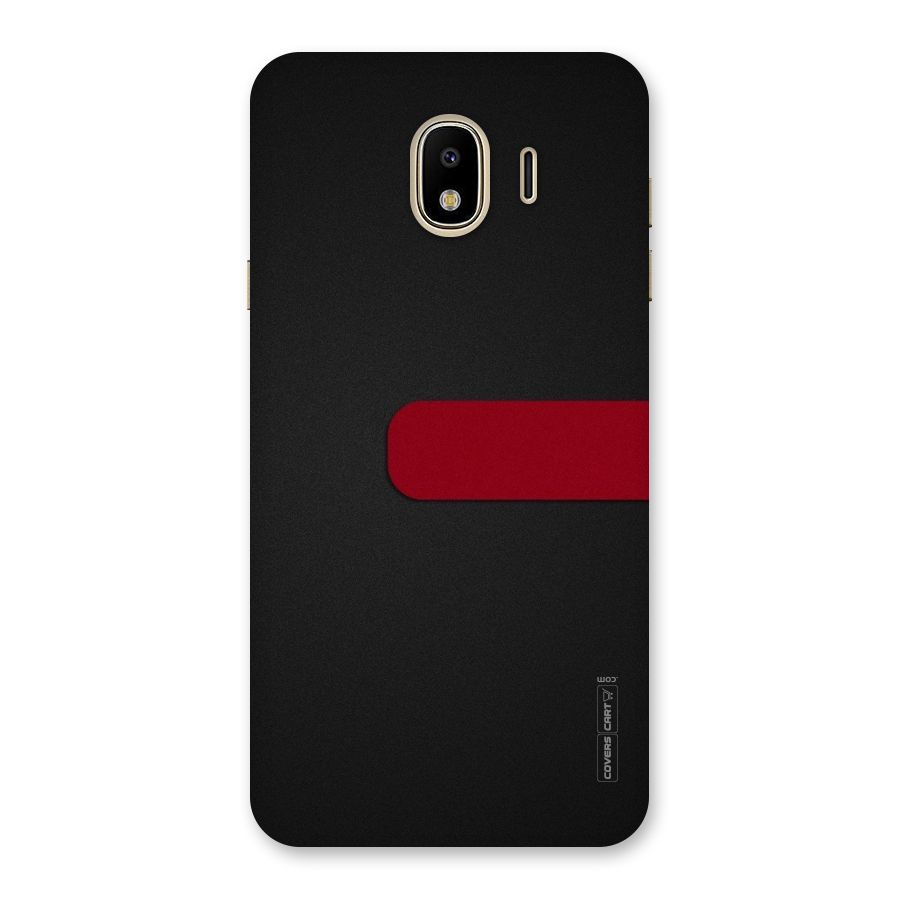Single Red Stripe Back Case for Galaxy J4