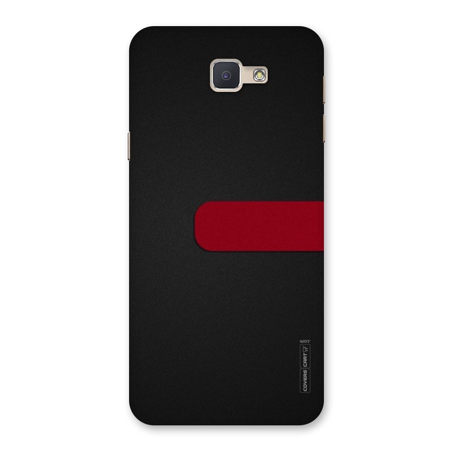 Single Red Stripe Back Case for Galaxy J5 Prime