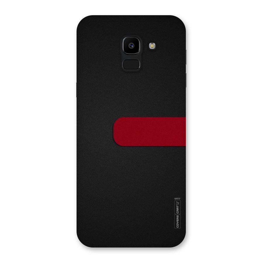 Single Red Stripe Back Case for Galaxy J6