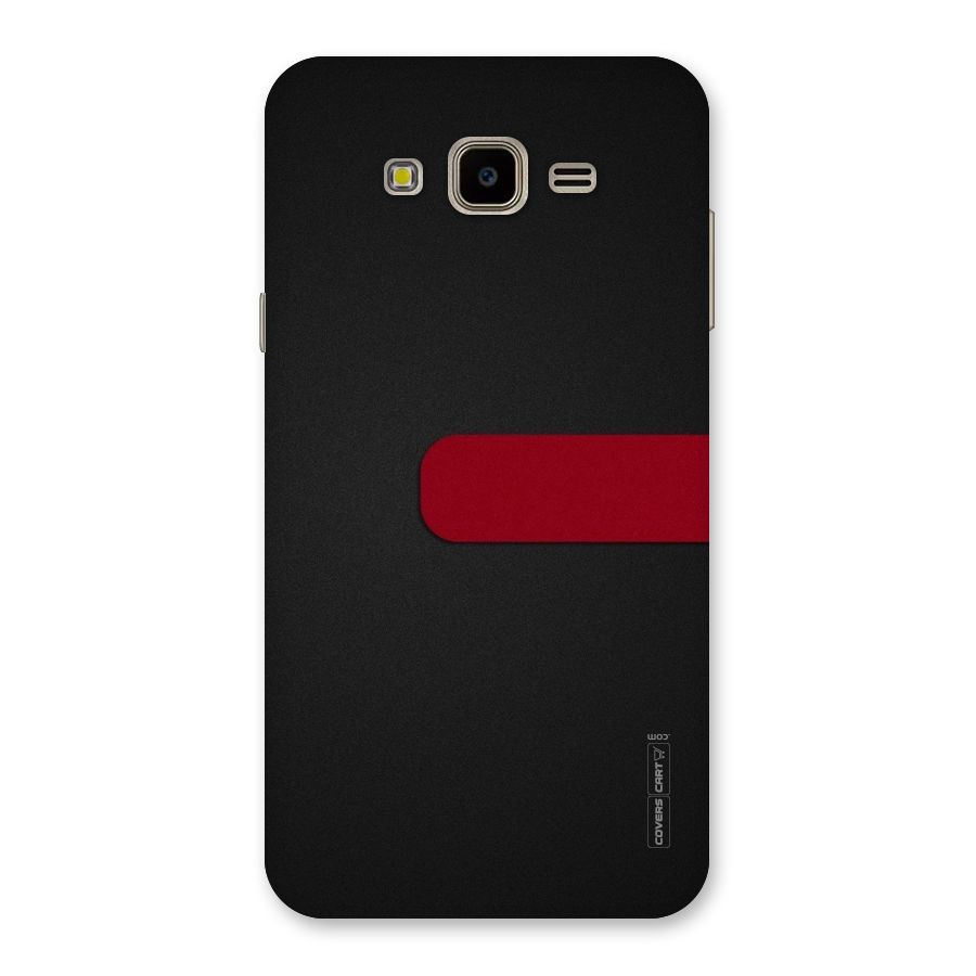 Single Red Stripe Back Case for Galaxy J7 Nxt