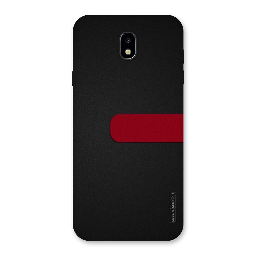 Single Red Stripe Back Case for Galaxy J7 Pro