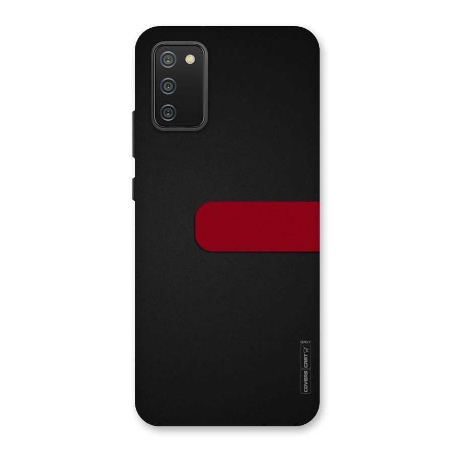 Single Red Stripe Back Case for Galaxy M02s