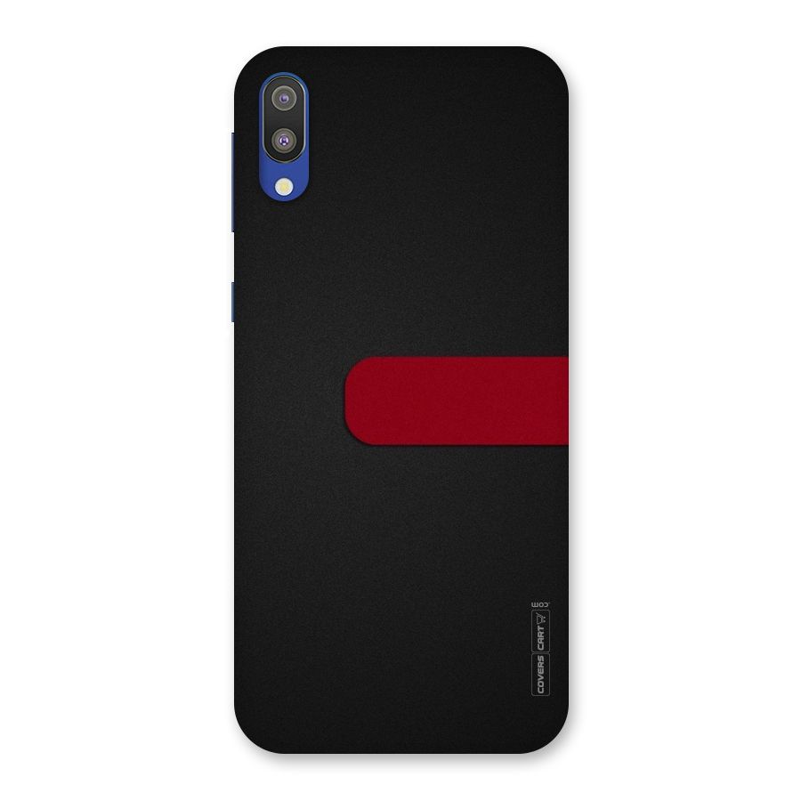 Single Red Stripe Back Case for Galaxy M10