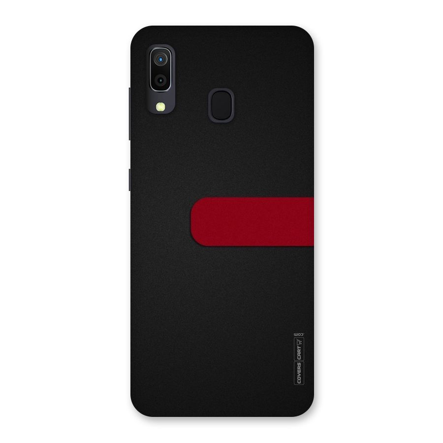 Single Red Stripe Back Case for Galaxy M10s