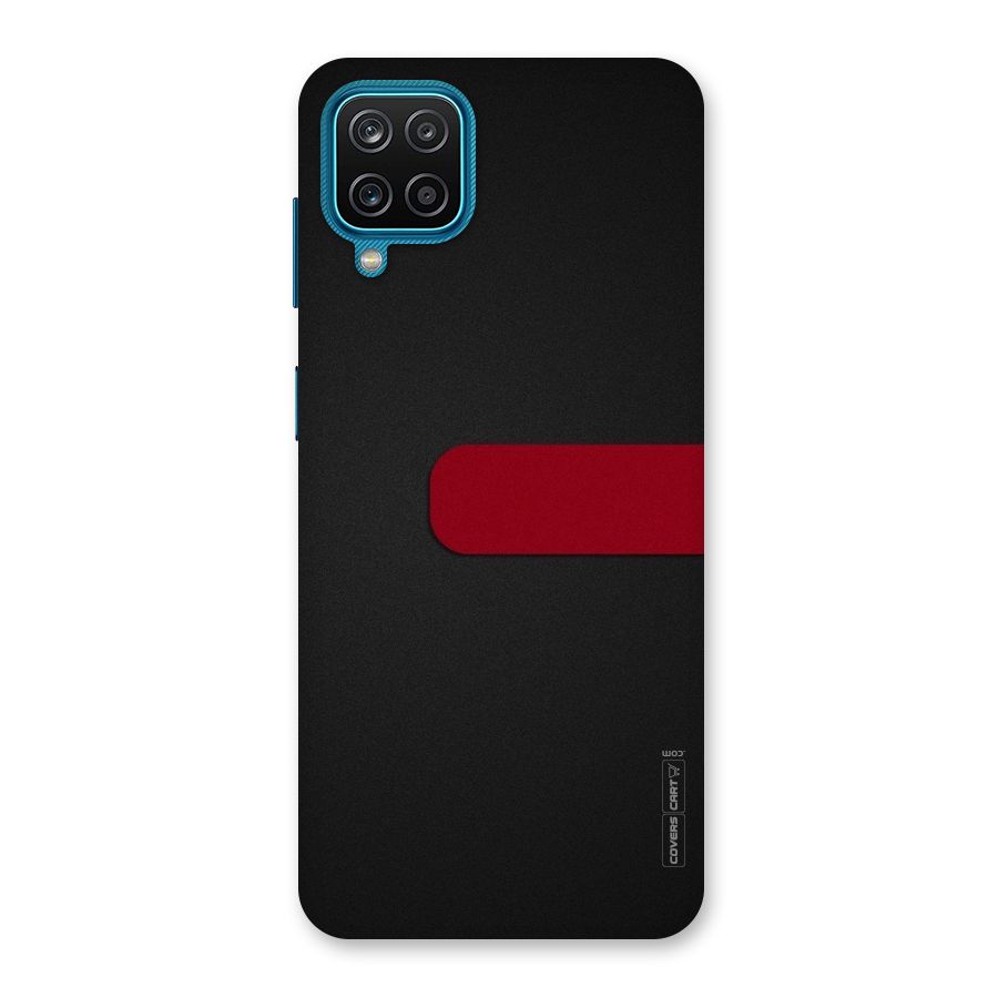 Single Red Stripe Back Case for Galaxy M12