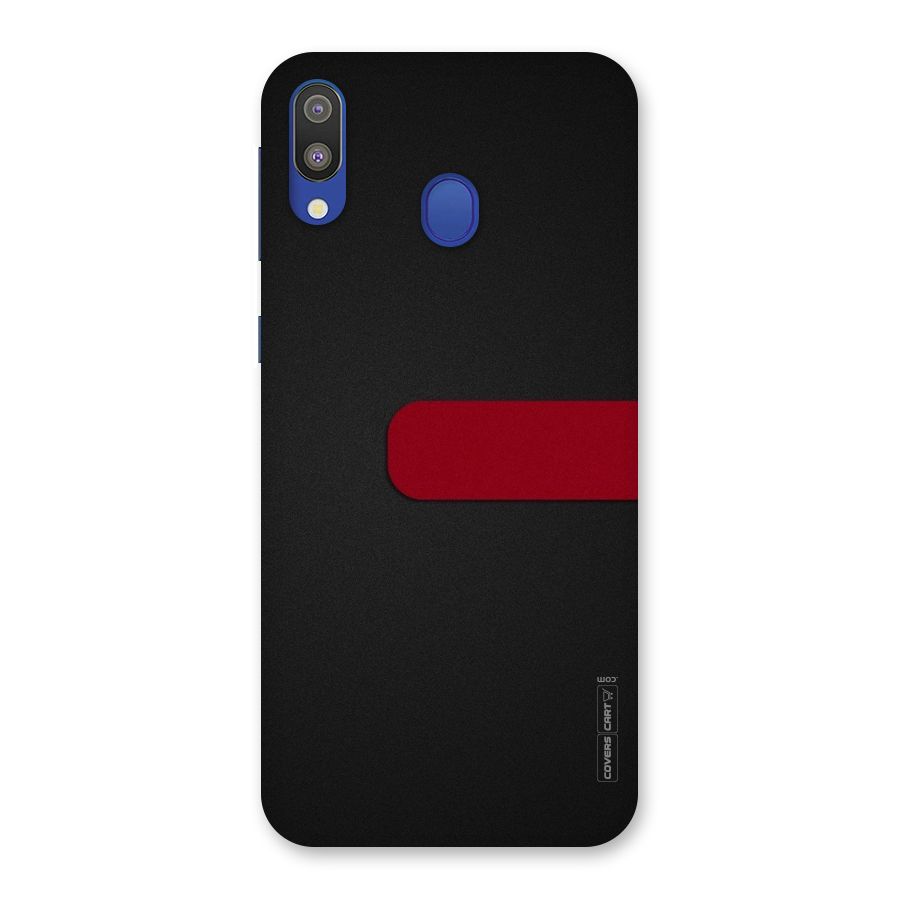Single Red Stripe Back Case for Galaxy M20