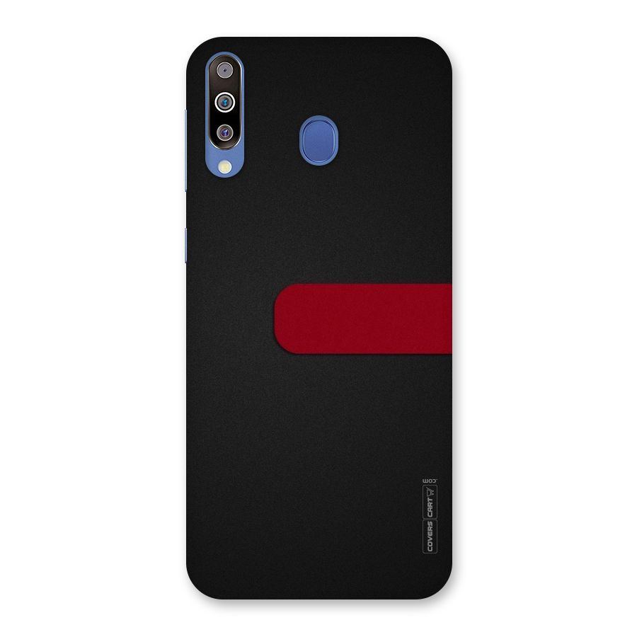 Single Red Stripe Back Case for Galaxy M30