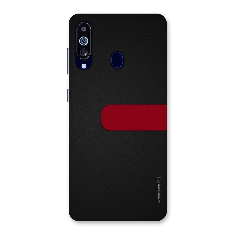 Single Red Stripe Back Case for Galaxy M40