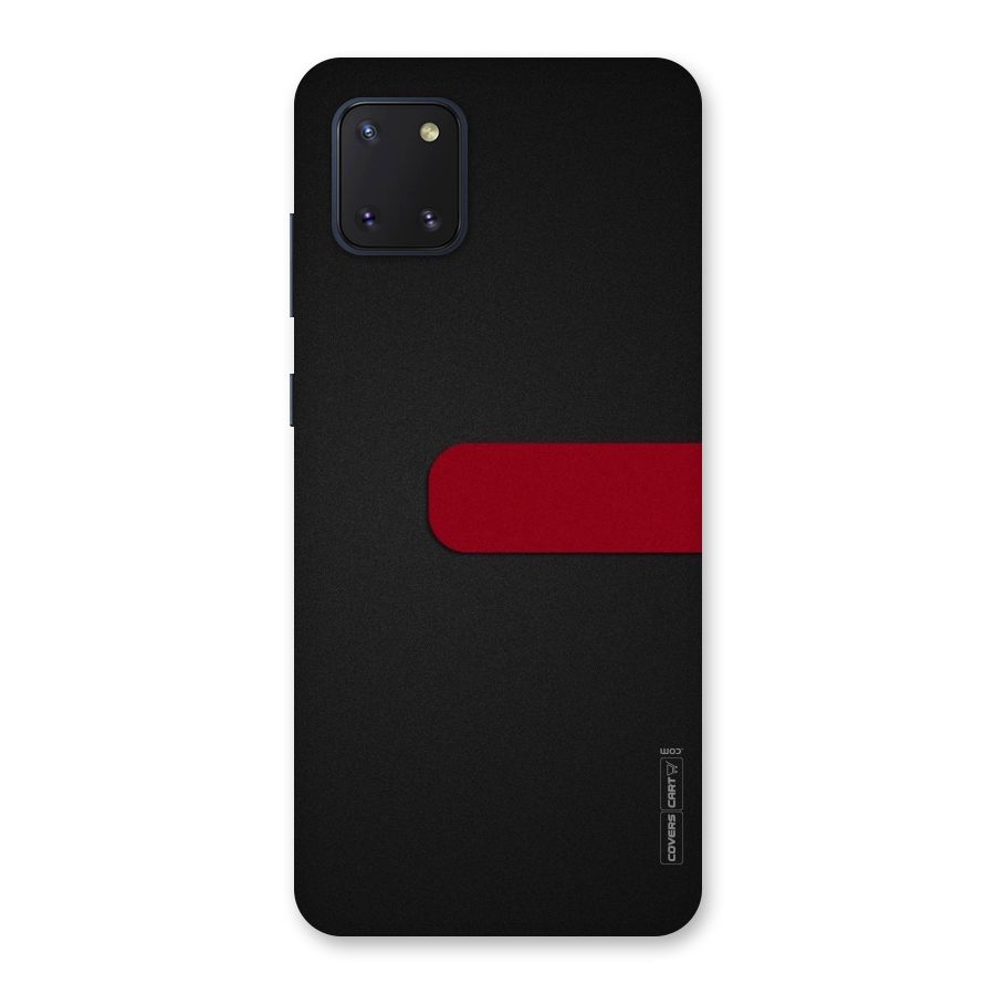 Single Red Stripe Back Case for Galaxy Note 10 Lite
