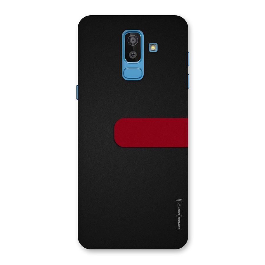 Single Red Stripe Back Case for Galaxy On8 (2018)