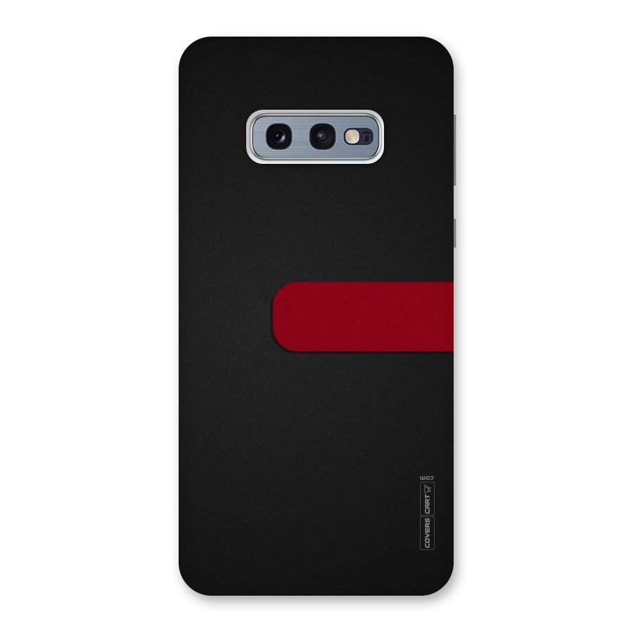 Single Red Stripe Back Case for Galaxy S10e