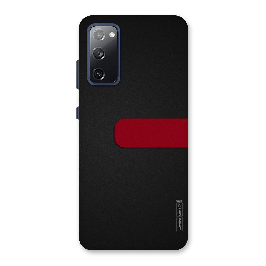 Single Red Stripe Back Case for Galaxy S20 FE