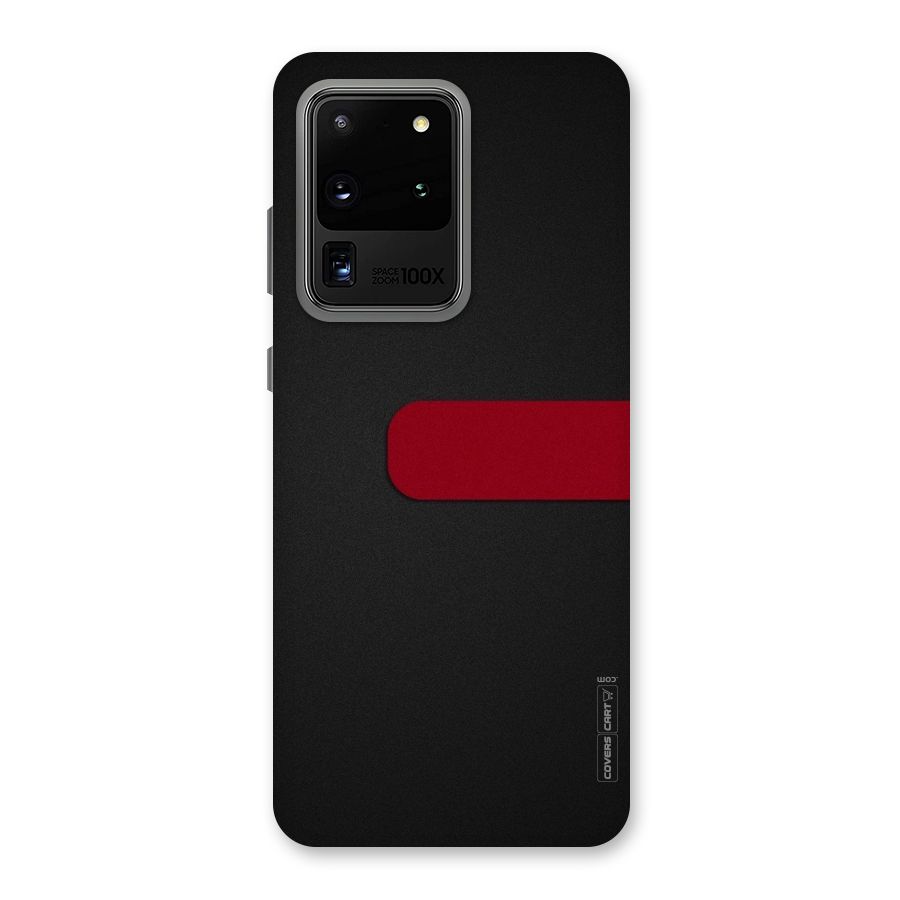 Single Red Stripe Back Case for Galaxy S20 Ultra