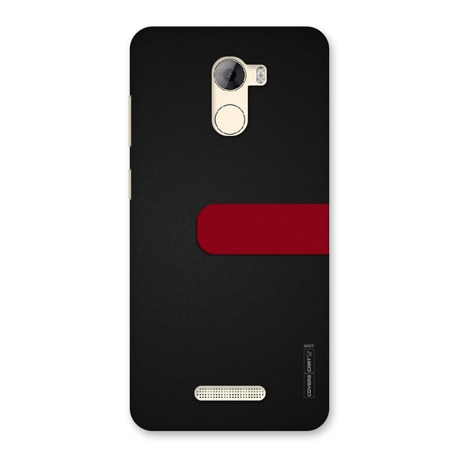 Single Red Stripe Back Case for Gionee A1 LIte