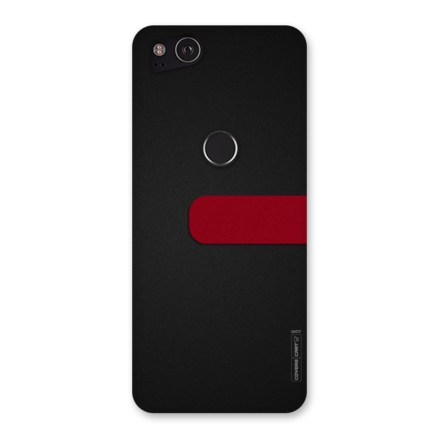Single Red Stripe Back Case for Google Pixel 2
