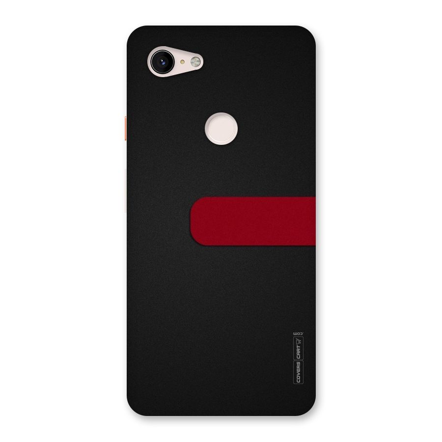 Single Red Stripe Back Case for Google Pixel 3 XL