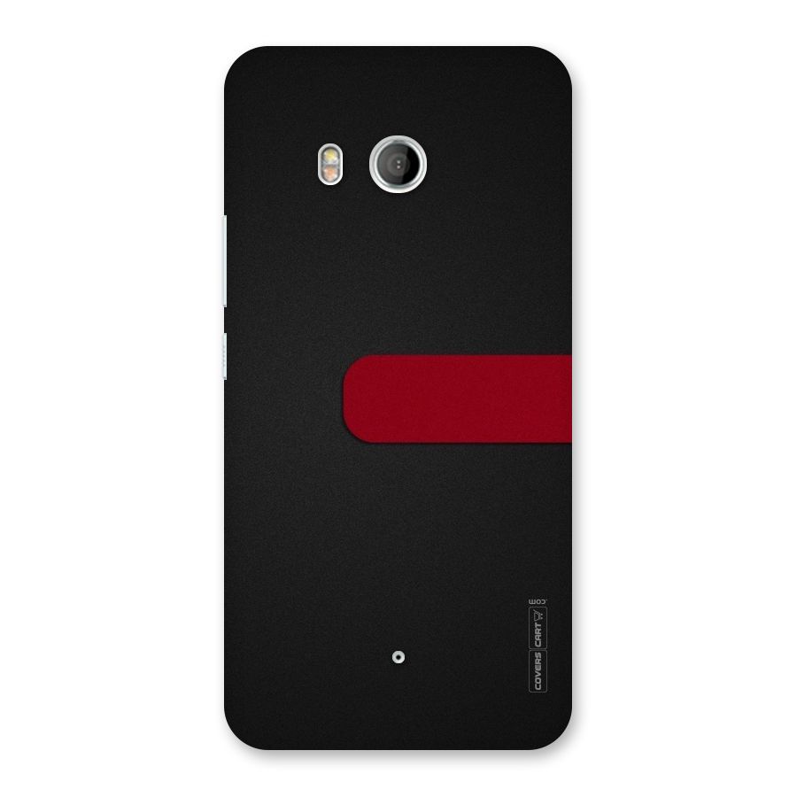 Single Red Stripe Back Case for HTC U11