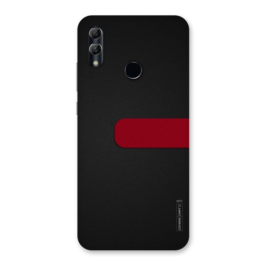 Single Red Stripe Back Case for Honor 10 Lite