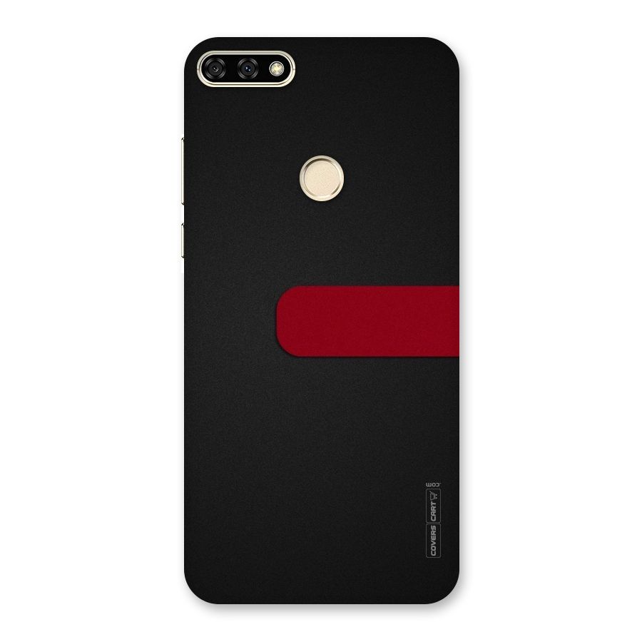 Single Red Stripe Back Case for Honor 7A