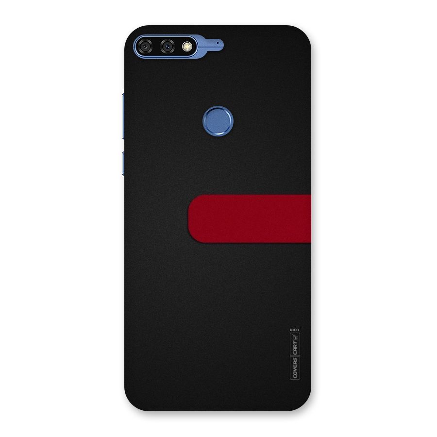 Single Red Stripe Back Case for Honor 7C