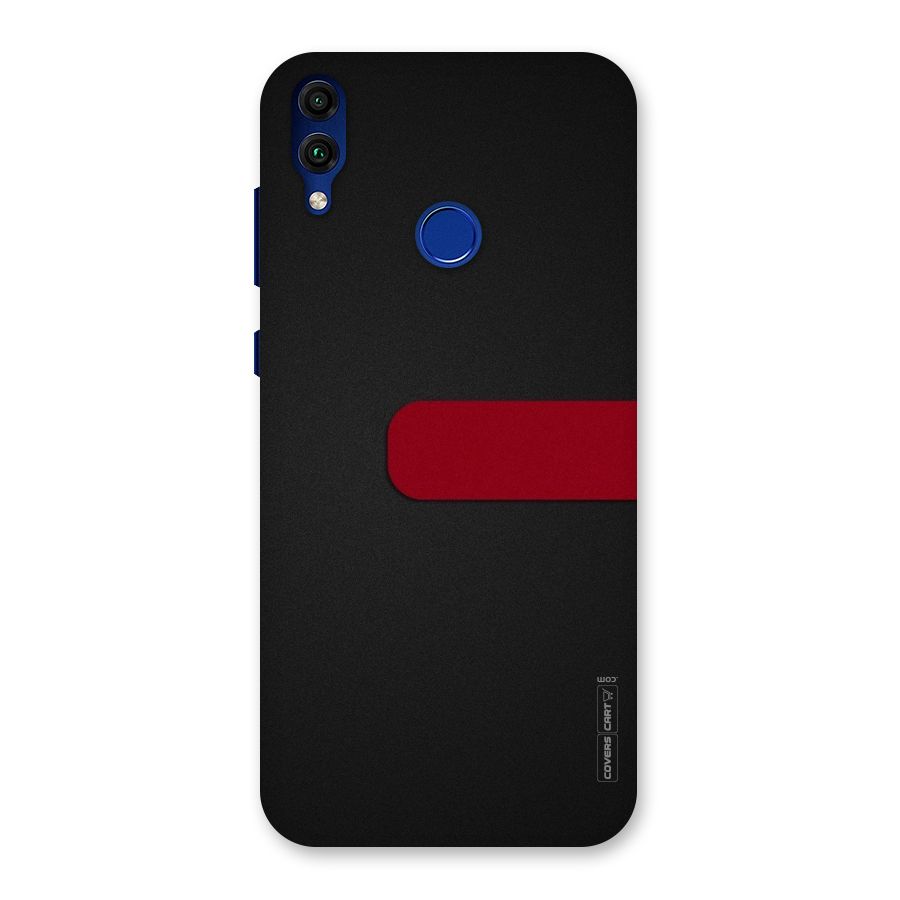 Single Red Stripe Back Case for Honor 8C