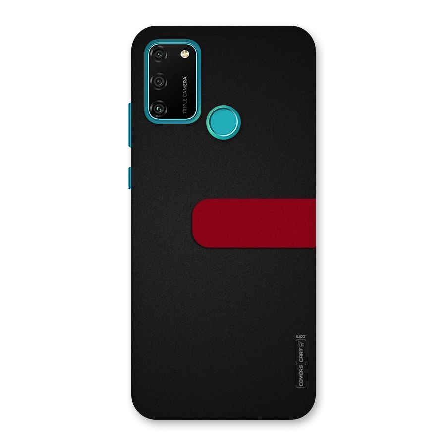 Single Red Stripe Back Case for Honor 9A