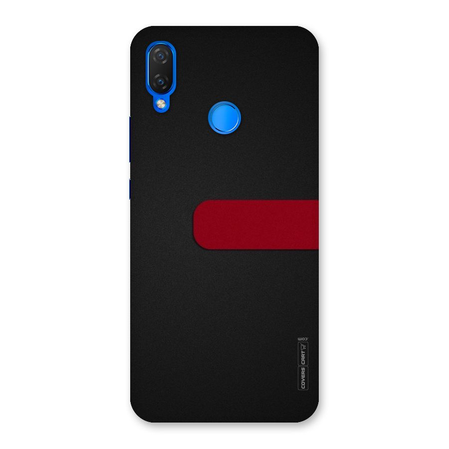 Single Red Stripe Back Case for Huawei P Smart+