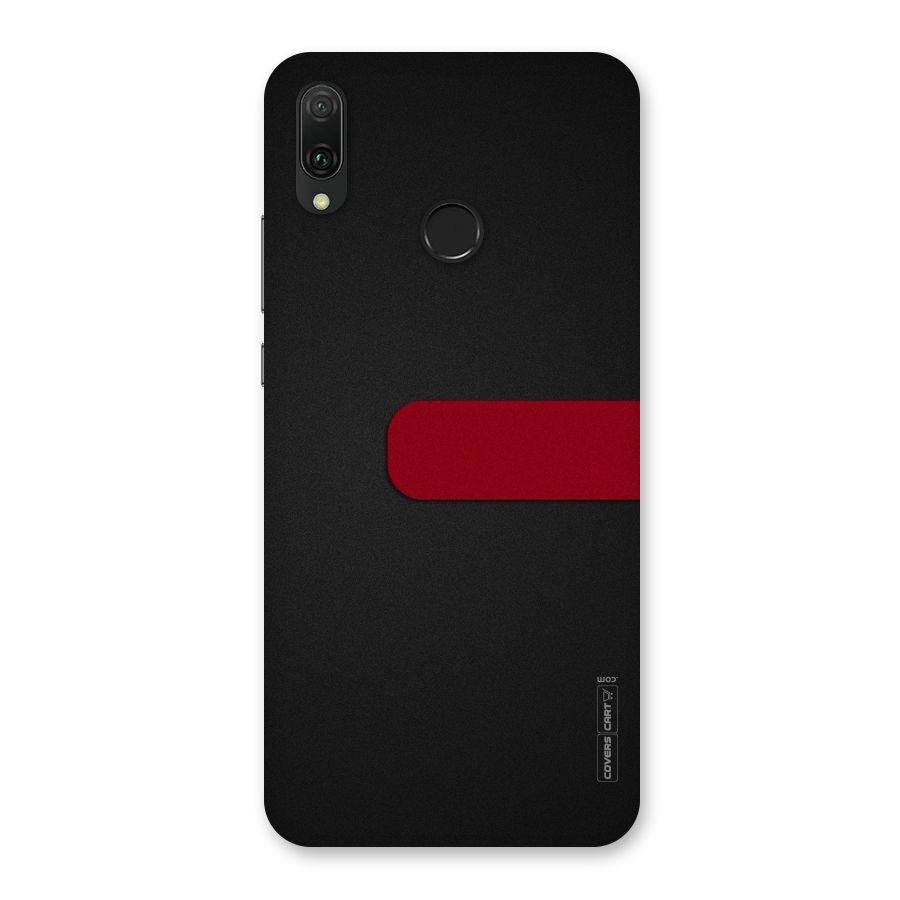Single Red Stripe Back Case for Huawei Y9 (2019)