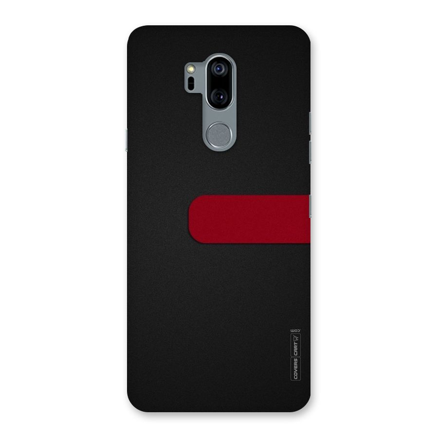 Single Red Stripe Back Case for LG G7